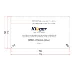 Chậu rửa bát inox KLUGER KY8045SL Basic dòng TOYA 1 hố - Ảnh 5