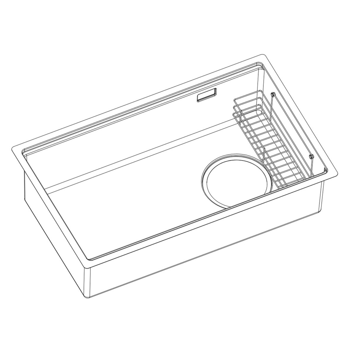 Chậu rửa bát inox KLUGER KY7545SL Plus dòng TOYA 1 hố - Ảnh 12