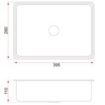 Chậu mini KLUGER KSWB-406 - Ảnh 2
