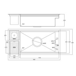 ban ve kich thuoc Chau rua bat inox NOBINOX LUMIA NJ511B