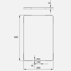ban ve kich thuoc Thot KLUGER KCB 121FB inox