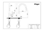 Vòi rửa bát KLUGER KLF0030S rút dây - Ảnh 3