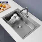 Chậu rửa bát inox KLUGER KF8121S dòng K200 1 hố - Ảnh 6