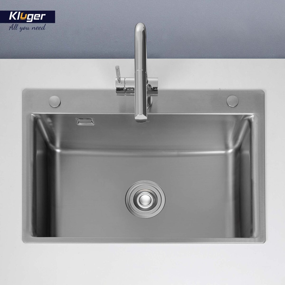 Chậu rửa bát inox KLUGER KF8121S dòng K200 1 hố - Ảnh 12
