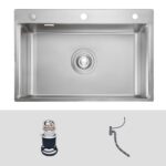 Chậu rửa bát inox KLUGER KF8121S dòng K200 1 hố - Ảnh 2