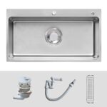 Chậu rửa bát inox KLUGER KF8850FS Basic dòng MOD 1 hố - Ảnh 2