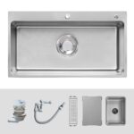 Chậu rửa bát inox KLUGER KF8850FS Plus dòng MOD 1 hố - Ảnh 2