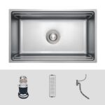 Chậu rửa bát inox KLUGER KG7044FS Basic dòng K600 1 hố - Ảnh 2