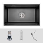 Chậu rửa bát inox KLUGER KG7644FB Basic dòng K600 1 hố - Ảnh 2