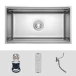 Chậu rửa bát inox KLUGER KG7644FS Basic dòng K600 1 hố - Ảnh 2