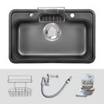 Chậu rửa bát inox KLUGER KT8050FB Basic dòng TAKI 1 hố - Ảnh 2