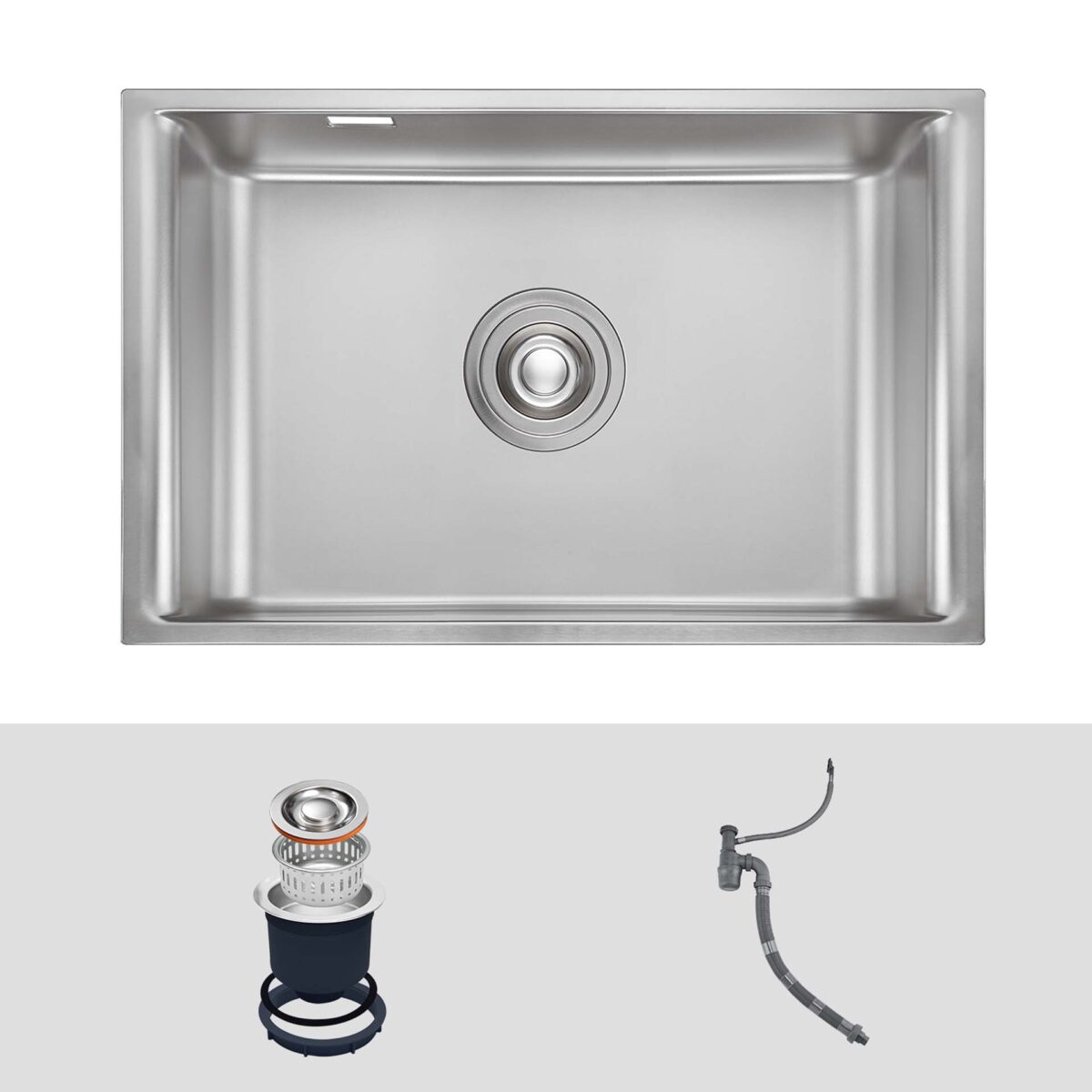 Chậu rửa bát inox KLUGER KU8121S dòng K200 1 hố - Ảnh 2