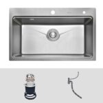 Chậu rửa bát inox KLUGER KW8181FS Basic dòng K800 1 hố - Ảnh 2