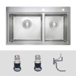 Chậu rửa bát inox KLUGER KW8211S dòng K2 100 2 hố - Ảnh 2