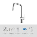 Vòi rửa bát KLUGER KLF0019C - Ảnh 3