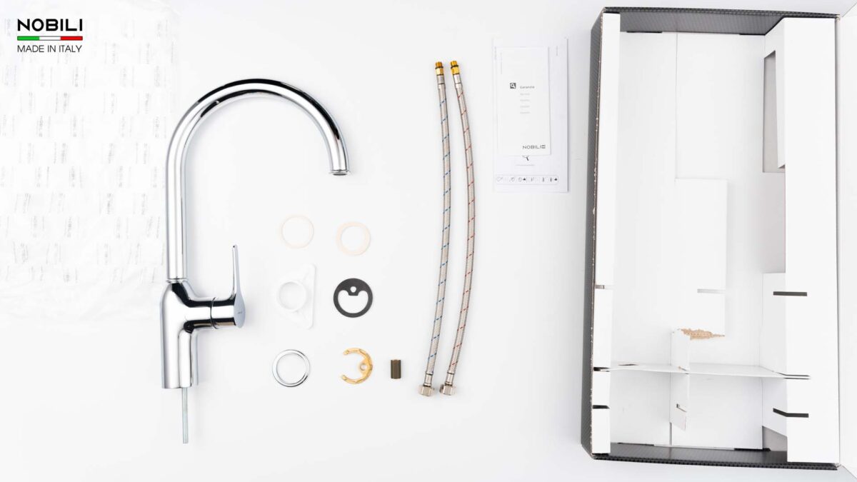 Vòi rửa bát NOBINOX RING NB132 MP117133CR - Ảnh 3