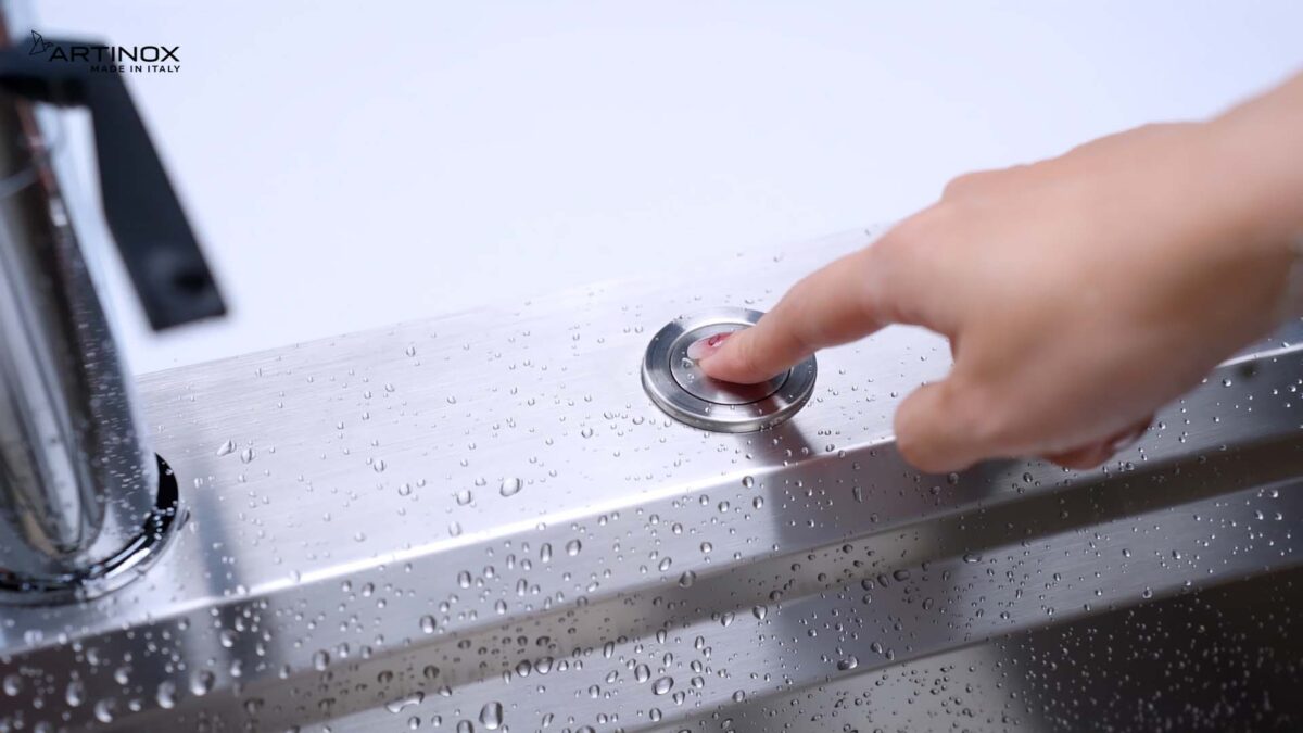 Chậu rửa bát inox NOBINOX ARTINOX MOSE NA808 00008ALBR70SP 1 hố - Ảnh 15