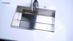 Chậu rửa bát inox NOBINOX ARTINOX MOSE NA808 00008ALBR70SP 1 hố - Ảnh 6