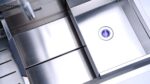 Chậu rửa bát inox NOBINOX ARTINOX MOSE NA808 00008ALBR70SP 1 hố - Ảnh 8
