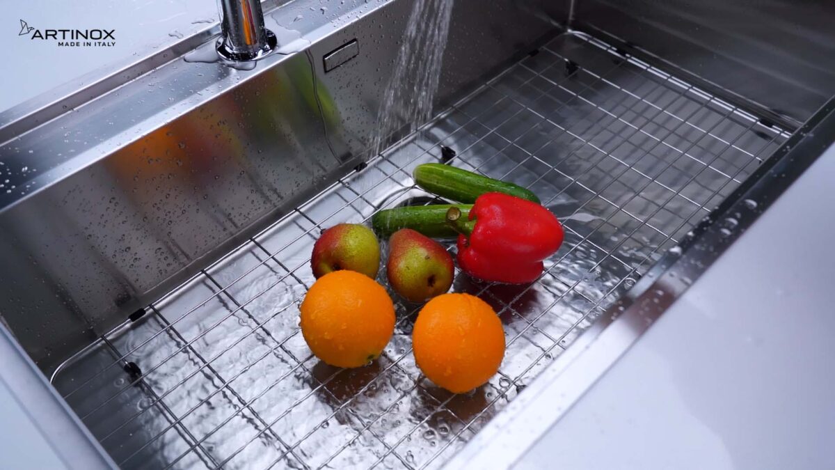 Chậu rửa bát inox NOBINOX ARTINOX NEWGO NA830 00008ALGI81 1 hố - Ảnh 14