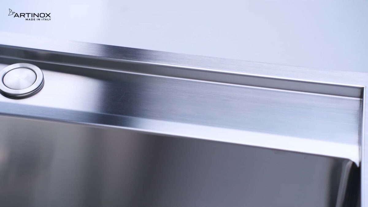 Chậu rửa bát inox NOBINOX ARTINOX NEWGO NA830 00008ALGI81 1 hố - Ảnh 7