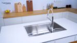 Chậu rửa bát inox NOBINOX ARTINOX NEWGO NA830 00008ALGI81 1 hố - Ảnh 8