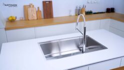 hinh anh thuc te Chau rua bat inox NOBINOX ARTINOX NEWGO NA830 00008ALGI81 4