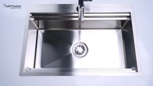 hinh anh thuc te Chau rua bat inox NOBINOX ARTINOX TITANIUM NA805T 00008ALPBRI70 3