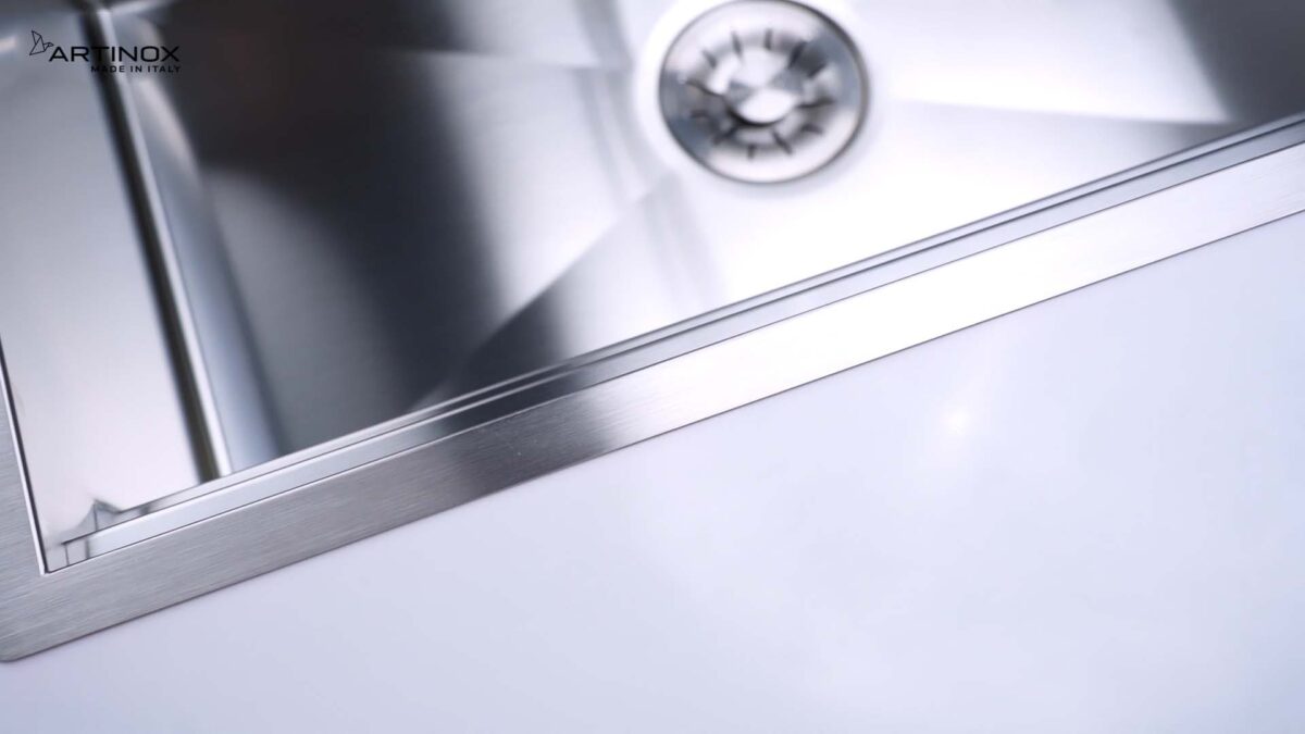 Chậu rửa bát inox NOBINOX ARTINOX TITANIUM NA805T 00008ALPBRI70 1 hố - Ảnh 11