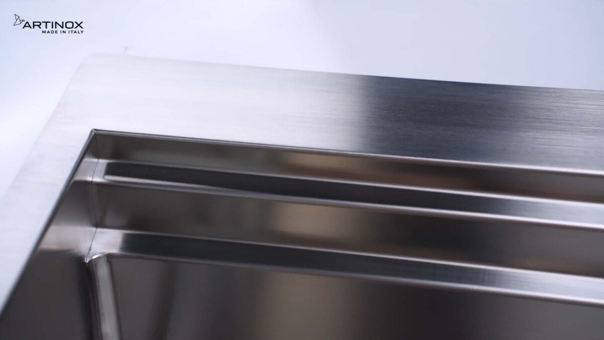Chậu rửa bát inox NOBINOX ARTINOX TITANIUM NA805T 00008ALPBRI70 1 hố - Ảnh 12