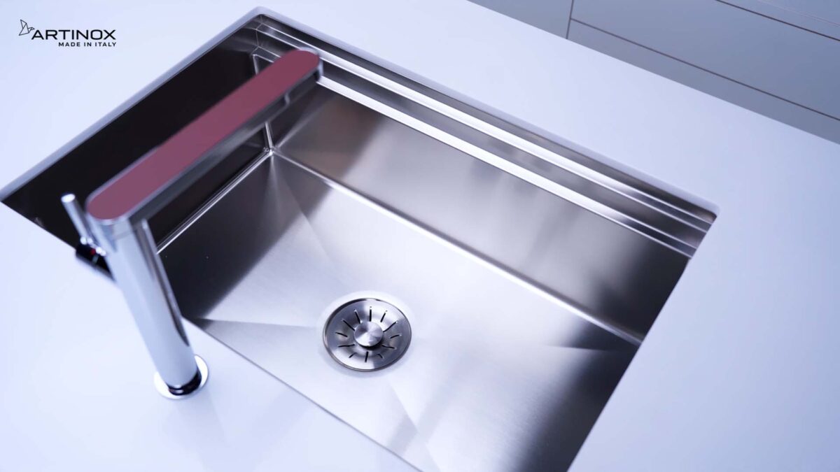 Chậu rửa bát inox NOBINOX ARTINOX TITANIUM NA875U 00008PI704025 1 hố - Ảnh 8