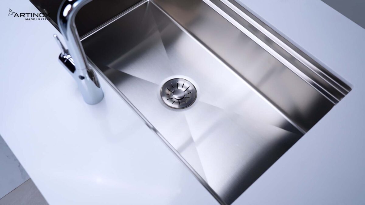 Chậu rửa bát inox NOBINOX ARTINOX TITANIUM NA885U 00008PI814025 1 hố - Ảnh 15