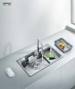 Chậu rửa bát inox NOBINOX HIGON NH905 1 hố - Ảnh 4