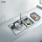 Chậu rửa bát inox NOBINOX HIGON NH905 1 hố - Ảnh 5
