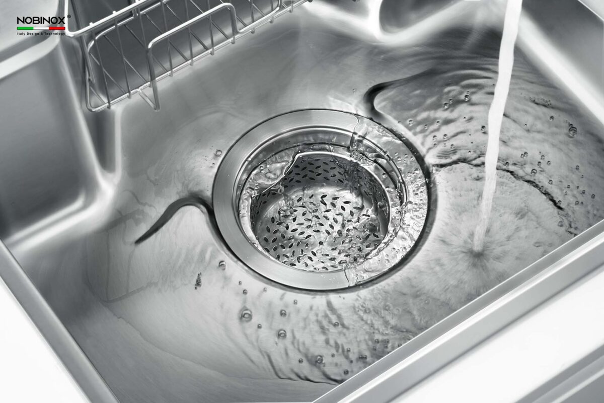Chậu rửa bát inox NOBINOX HIGON NH905 1 hố - Ảnh 7