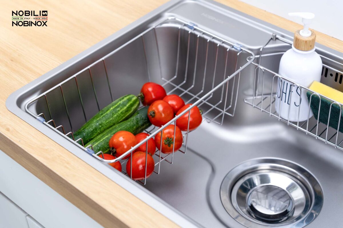 Chậu rửa bát inox NOBINOX LIKEN NL724D 1 hố - Ảnh 15