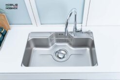 hinh anh thuc te Chau rua bat inox NOBINOX LIKEN NL725D 1