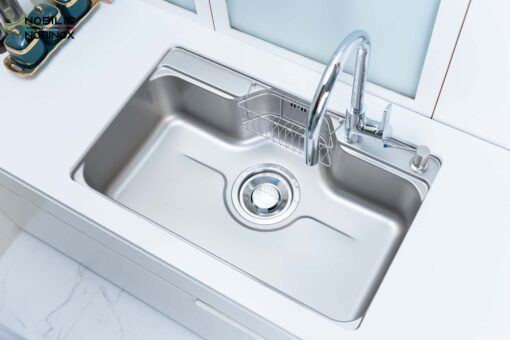 hinh anh thuc te Chau rua bat inox NOBINOX LIKEN NL725D 3