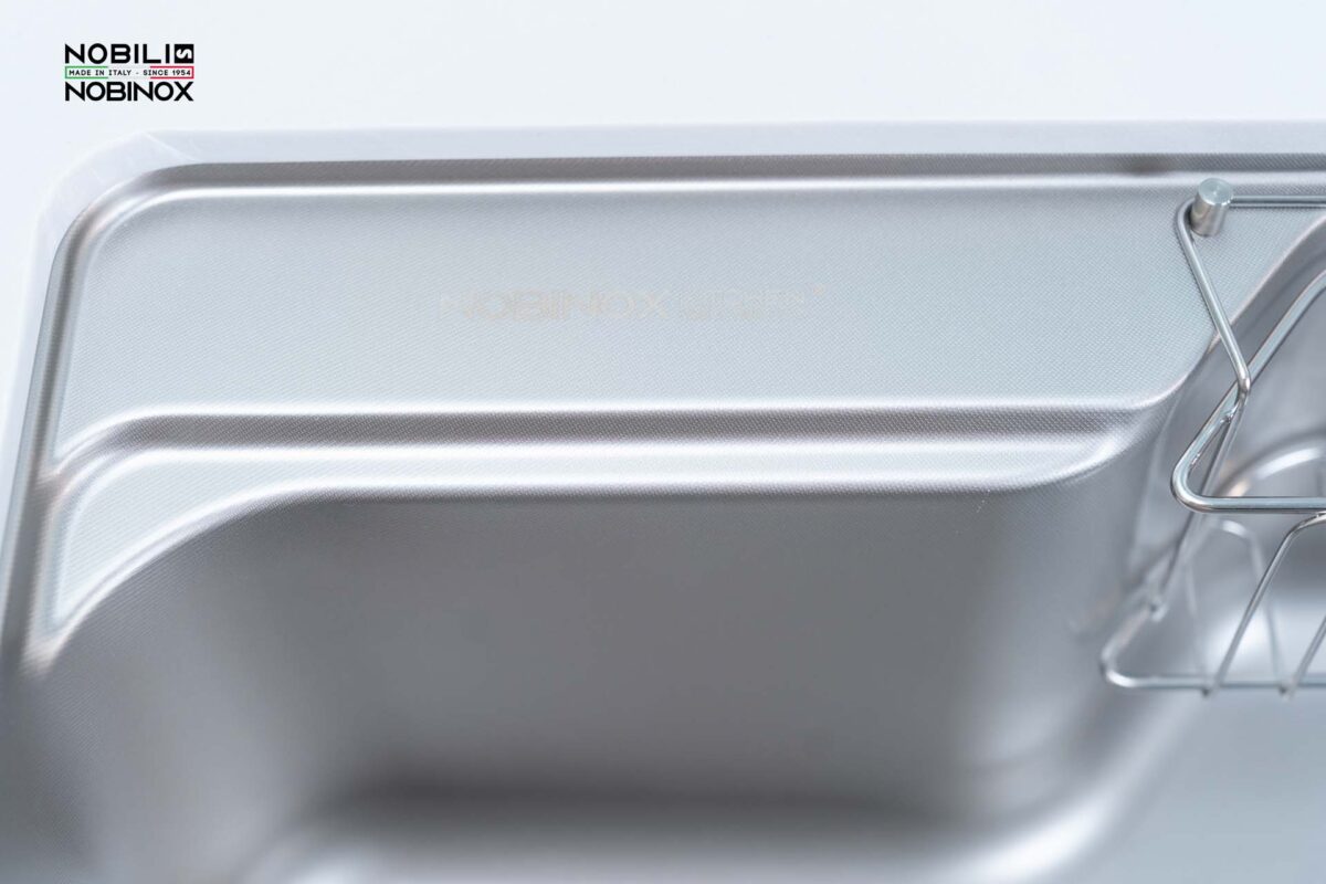 Chậu rửa bát inox NOBINOX LIKEN NL725D 1 hố - Ảnh 9