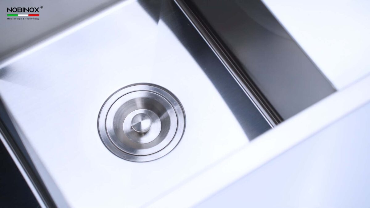 Chậu rửa bát inox NOBINOX LIKEN NL746 2 hố - Ảnh 12