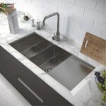 Chậu rửa bát inox NOBINOX LIKEN NL748 2 hố - Ảnh 4