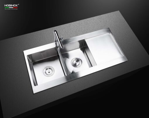 hinh anh thuc te Chau rua bat inox NOBINOX LIKEN NL749 5