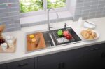 Chậu rửa bát inox NOBINOX LIKEN NL785 2 hố - Ảnh 4