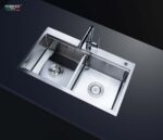 Chậu rửa bát inox NOBINOX LIKEN NL785 2 hố - Ảnh 6