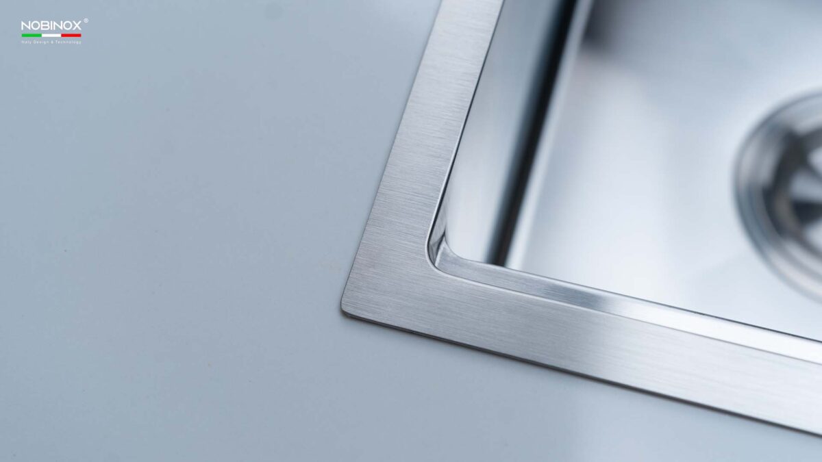 Chậu rửa bát inox NOBINOX LIKEN NL785 2 hố - Ảnh 7