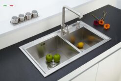 hinh anh thuc te Chau rua bat inox NOBINOX LIKEN NL786 1