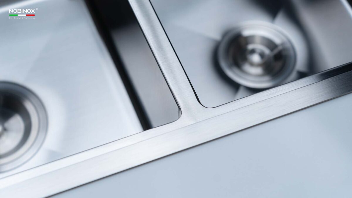Chậu rửa bát inox NOBINOX LIKEN NL786 2 hố - Ảnh 10