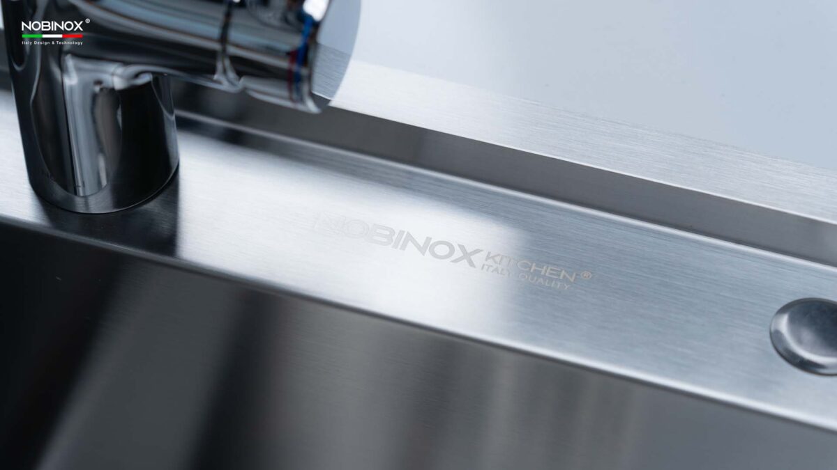Chậu rửa bát inox NOBINOX LIKEN NL786 2 hố - Ảnh 11