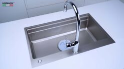 hinh anh thuc te Chau rua bat inox NOBINOX LIRA NJ560D 3