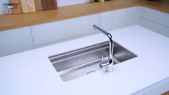 hinh anh thuc te Chau rua bat inox NOBINOX LIRA NJ562D 1